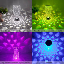 Load image into Gallery viewer, Fish Scale LED Crysta Touch Rechargeable Lamp