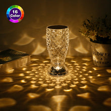Load image into Gallery viewer, Fish Scale LED Crysta Touch Rechargeable Lamp