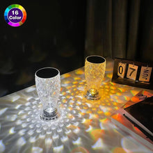 Load image into Gallery viewer, Fish Scale LED Crysta Touch Rechargeable Lamp