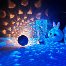Load image into Gallery viewer, Fish Scale LED Crysta Touch Rechargeable Lamp