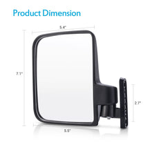 Load image into Gallery viewer, MICTUNING Golf Cart Mirrors Universal Folding Side View Mirrors Flexible Adjustment for Club Car for EZGO for Yamaha Zone Carts