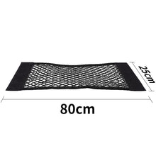 Load image into Gallery viewer, Car Back Rear Mesh Trunk Seat Elastic String Net Magic Sticker Universal Storage Bag Pocket Cage Auto Organizer Seat Back Bag