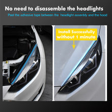 Load image into Gallery viewer, 2pcs LED DRL Car Daytime Running Light Flexible Waterproof Strip Auto Headlights White Turn Signal Yellow Brake Flow Lights 12V