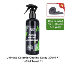 Load image into Gallery viewer, 9H Ceramic Car Coating Paint Care 300/100/50ml Polishing Paste Nano Products Hydrophobic Quick Coat Liquid Wax Car Care Kit HGKJ