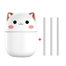 Load image into Gallery viewer, 200ml Air Humidifier Cute Kawaiil Aroma Diffuser With Night Light Cool Mist For Bedroom Home Car Plants Purifier Humificador
