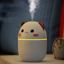 Load image into Gallery viewer, 200ml Air Humidifier Cute Kawaiil Aroma Diffuser With Night Light Cool Mist For Bedroom Home Car Plants Purifier Humificador
