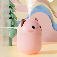 Load image into Gallery viewer, 200ml Air Humidifier Cute Kawaiil Aroma Diffuser With Night Light Cool Mist For Bedroom Home Car Plants Purifier Humificador
