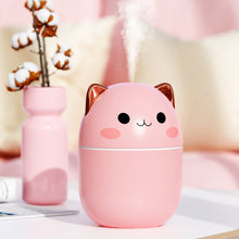 Load image into Gallery viewer, 200ml Air Humidifier Cute Kawaiil Aroma Diffuser With Night Light Cool Mist For Bedroom Home Car Plants Purifier Humificador
