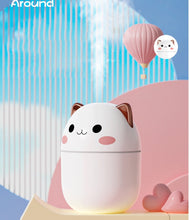 Load image into Gallery viewer, 200ml Air Humidifier Cute Kawaiil Aroma Diffuser With Night Light Cool Mist For Bedroom Home Car Plants Purifier Humificador
