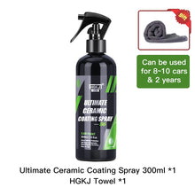 Load image into Gallery viewer, 9H Ceramic Car Coating Paint Care 300/100/50ml Polishing Paste Nano Products Hydrophobic Quick Coat Liquid Wax Car Care Kit HGKJ
