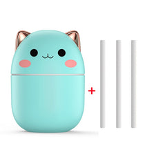 Load image into Gallery viewer, 200ml Air Humidifier Cute Kawaiil Aroma Diffuser With Night Light Cool Mist For Bedroom Home Car Plants Purifier Humificador
