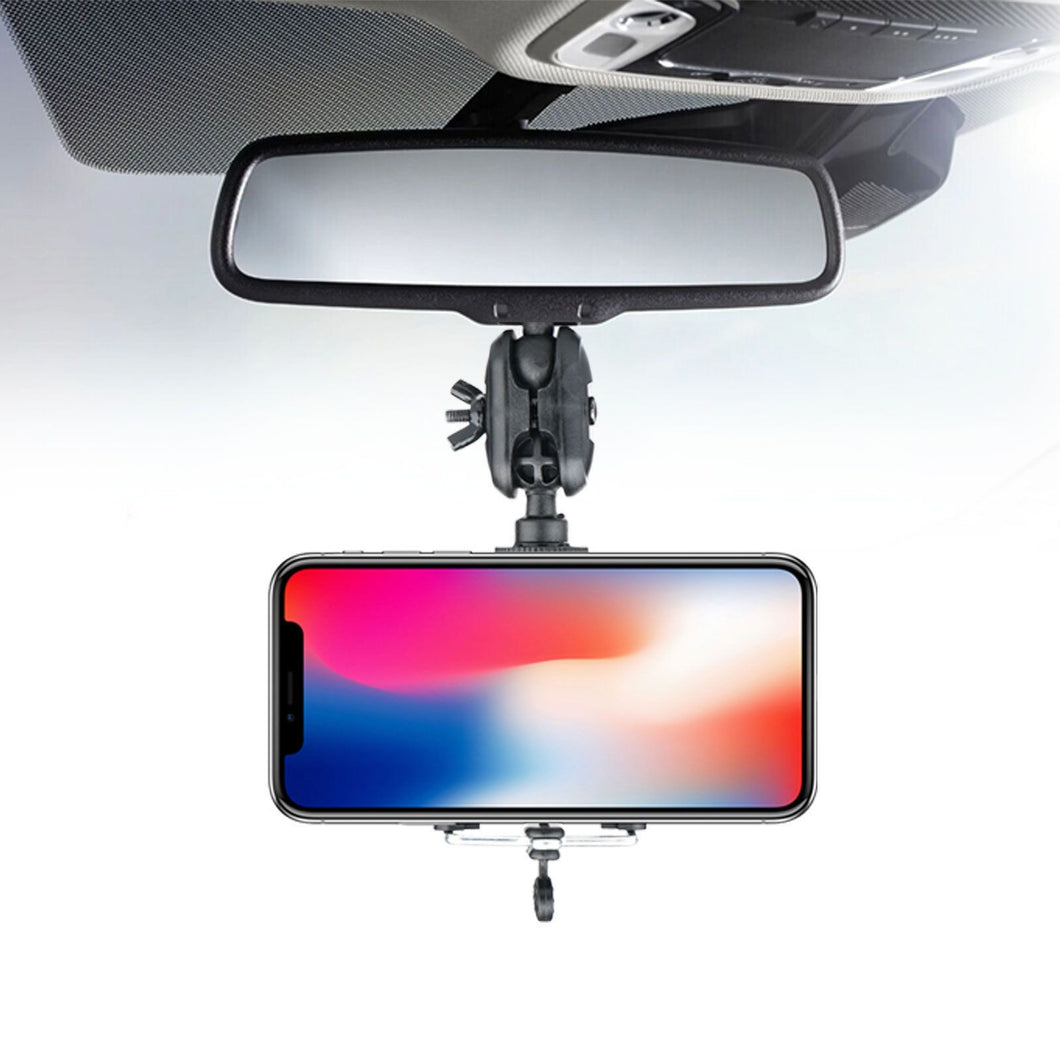 Universal Car Phone Holder Rear View Mirror Mount Stand Hold