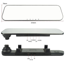 Load image into Gallery viewer, Dual lens car camera rear view mirror
