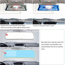 Load image into Gallery viewer, Dual lens car camera rear view mirror
