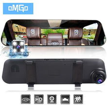 Load image into Gallery viewer, Dual lens car camera rear view mirror
